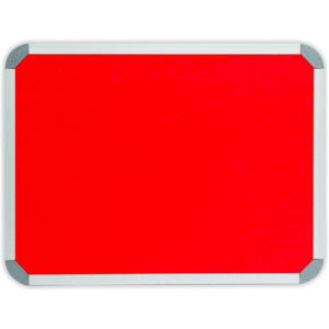 Parrot Info Board Aluminium Frame 600x450mm Red BD0720R