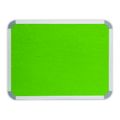 Parrot Info Board Aluminium Frame 1200x900mm Lime Green BD0741C