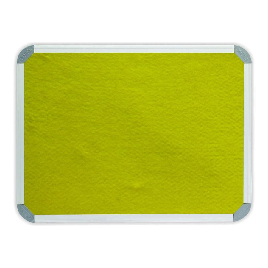 Parrot 1200mm × 900mm Info Board with Aluminium Frame Yellow BD0741Y