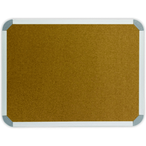 Parrot Info Board Aluminium Frame 1500x900mm Cork BD0761K