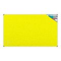 Parrot 1500x900mm Info Board with Aluminium Frame Yellow BD0761Y