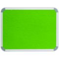 Parrot Info Board Aluminium Frame 2400x12000mm Lime Green BD0776C