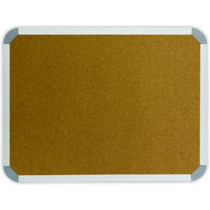 Parrot Info Board Aluminium Frame 3000x12000mm Cork BD0784K