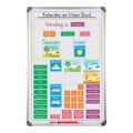 Parrot 900x600mm Slimline Magnetic Calendar And Weather Board Afrikaans BD1125CW-A