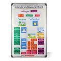 Parrot 900x600mm Slimline Magnetic Calendar And Weather Board BD1125CW