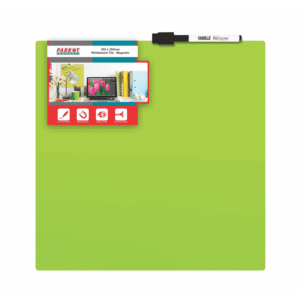 Parrot Magnetic Whiteboard Tile 355x355mm Green BD1817G