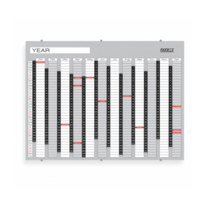Parrot Year Planner Glass 1200x900mm Non-Magnetic BD5140G