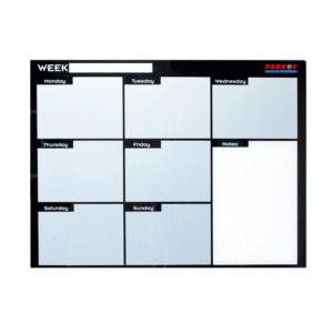 Parrot Cast Acrylic Weekly Planner Cast Acrylic 600x450mm BD7125
