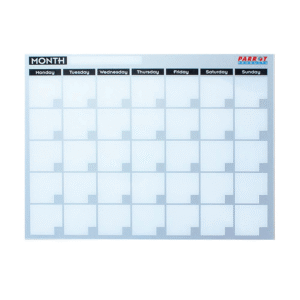 Parrot Cast Acrylic Monthly Planner Cast Acrylic 600x450mm BD7126