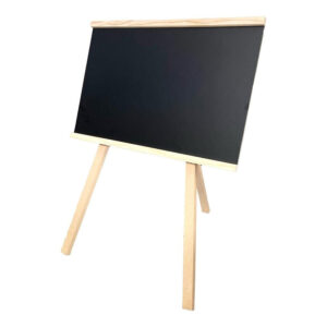 Parrot 600mm x 400mm Chalk Board Easel Black BD9002