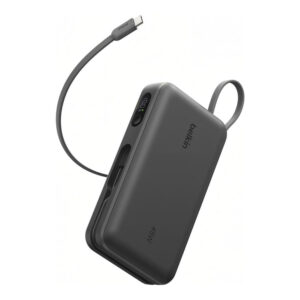 Belkin UltraCharge 20,000mAh 45W Power Bank with Integrated Cable and Display – Black BPB036HQBK