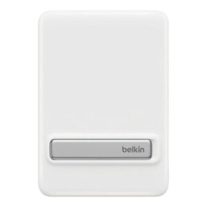 Belkin BoostCharge Qi2 5000mAh 15W Slim Magnetic Power Bank with Kickstand – White BPD011HQWH