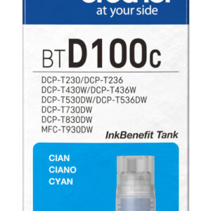 Brother Cyan Ink for DCP-T230/ DCP-T430W/ DCP-T530DW/ DCP-T536DW/ DCP-T730DW/ DCP-T830DW/ MFC-T930DW