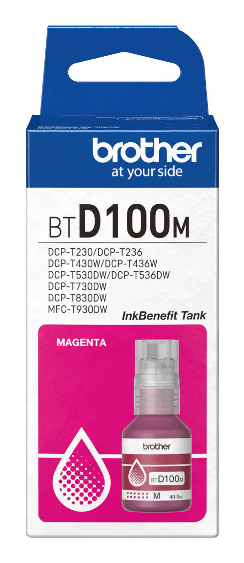 Brother Magenta Ink for DCP-T230/ DCP-T430W/ DCP-T530DW/ DCP-T536DW/ DCP-T730DW/ DCP-T830DW/ MFC-T930DW