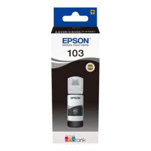 Epson 103 Ink Bottle Black EcoTank Original 65ml Single-pack C13T00S14A