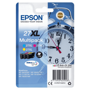Epson 27XL Multi-Colour DURABrite Ultra High Yield Ink Cartridges Original Multi-pack