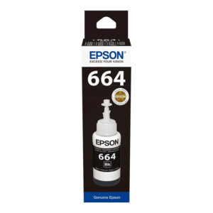Epson 664 Ink Bottle Black EcoTank Original 70ml Single-pack C13T66414A