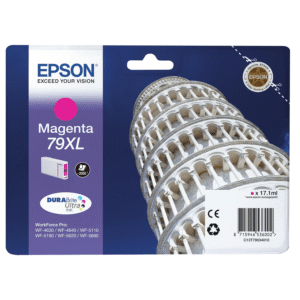 Epson 79XL DURABrite Ultra Magenta High Yield Ink Cartridge Original C13T79034010 Single-pack