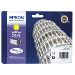 Epson 79XL DURABrite Ultra Yellow Ink Cartridge Original C13T79044010 Single-pack