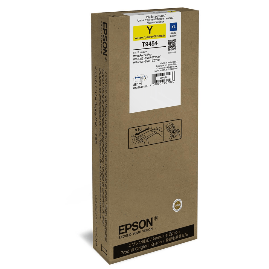Epson XL Yellow Cartridges for the WorkForce Pro Series Printers C13T945440 – 5000 pages