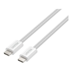 Unitek 100W Magnetic Type-C Male to Male Cable 1m White C14141AWH01-1M