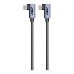 Unitek 50cm PD 100W USB-C Right Angle Cable C14147ABK01-0.5M