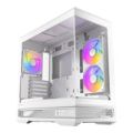 Antec C2M ARGB Compact Micro-ATX Gaming PC Case - White