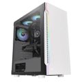 Thermaltake H200 TG Snow RGB Midi Tower White PC Case CA-1M3-00M6WN-00