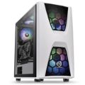 Thermaltake Commander C34 TG Snow ARGB Edition Midi Tower Black and White PC Case CA-1N5-00M6WN-00