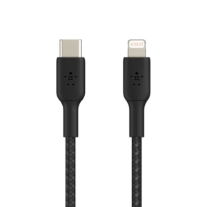 Belkin BoostCharge USB Type-C to Lightning 2m Braided Cable Black CAA004BT2MBK
