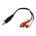 LinkQnet 1.8m Stereo Male to 2X RCA Female Cable CAB-STERM-2RCAF-1.8M