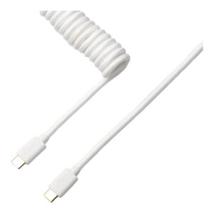 Keychron Coiled Type-C Aviator Cable 1.3m White CAB-W