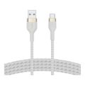 Belkin 1m BoostCharge Pro Flex 15W USB-A to USB-C Cable White CAB010DS1MWH