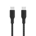 Belkin BoostCharge 100W PD USB Type-C to USB Type-C 2m Braided Cable Black CAB014BT2MBK
