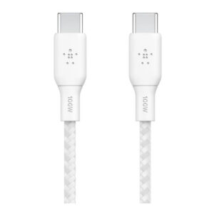 Belkin BoostCharge Type-C Male to Male USB Braided Cable 2m White CAB014BT2MWH