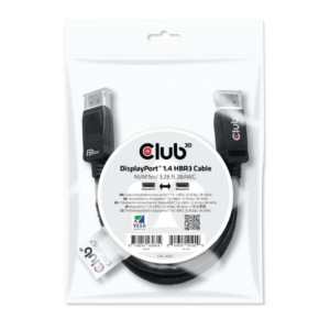Club 3D DisplayPort 1.4 HBR3 1m Cable CAC-2067