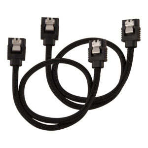Corsair Premium Sleeved SATA 6Gbps Cable 30cm Black CC-8900248