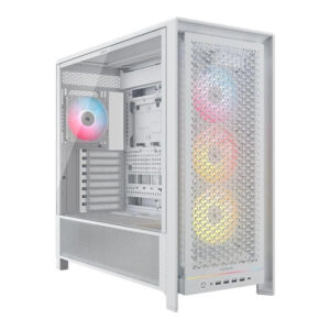 Corsair FRAME 5000D RS ARGB High-Airflow Mid-Tower PC Case – White CC-9011310-WW