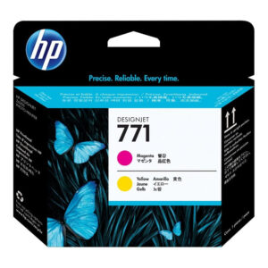 HP 771 DesignJet Magenta and Yellow Printhead CE018A