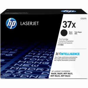 HP 37X Black High Yield Toner Cartridge 25,000 Pages Original CF237X Single-pack