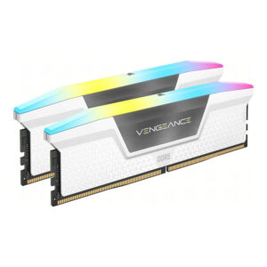 Corsair Vengeance RGB DDR5 CMH32GX5M2D6000Z38W Memory Module 32GB 2 x 16GB DDR5 6000MHz – White