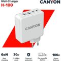 Canyon H-100 Fast Charge GaN Wall Charger CND-CHA100W01