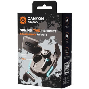 Canyon GTWS-2 True Wireless BlueTooth 5.3 Earbuds – Black CND-GTWS2B