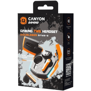 Canyon GTWS-2 True Wireless BlueTooth 5.3 Earbuds – Orange CND-GTWS2O