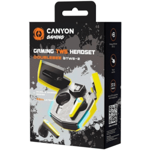 Canyon GTWS-2 True Wireless BlueTooth 5.3 Earbuds – Yellow CND-GTWS2Y