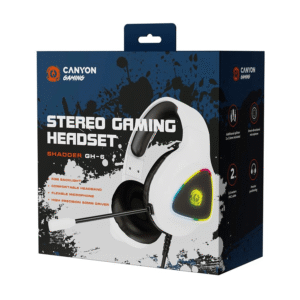 Canyon Shadder Wired Gaming Headset While CND-SGHS6W