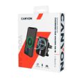 Canyon CM-15 iPhone 12/13 Magnetic Car Holder with Wireless Charging Black CNE-CCA15B01