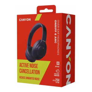 Canyon OnRiff 6 ANC Wireless Headphone Black CNS-CBTHS6BK