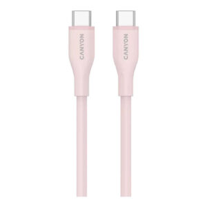 Canyon 60W Type-C Male to Male Silicon Cable 1m Pink Sand CNS-CC60SC10PS