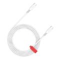 Canyon 60W Type-C Male to Male Silicon Cable 2m White CNS-CC60SC20W